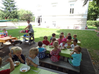 Pinocchio Bilder unser Essen im Garten